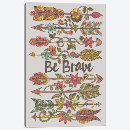Be Brave II Canvas Print #VAL14} by Valentina Harper Canvas Art