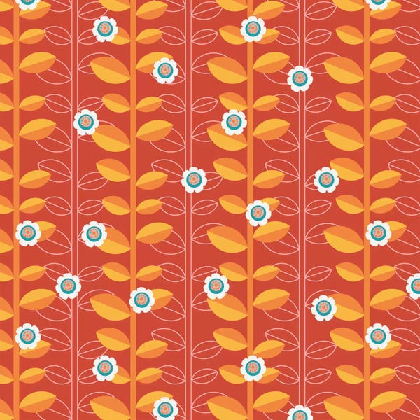 Valentina Harper: Flowers Pattern IV by Valentina Harper