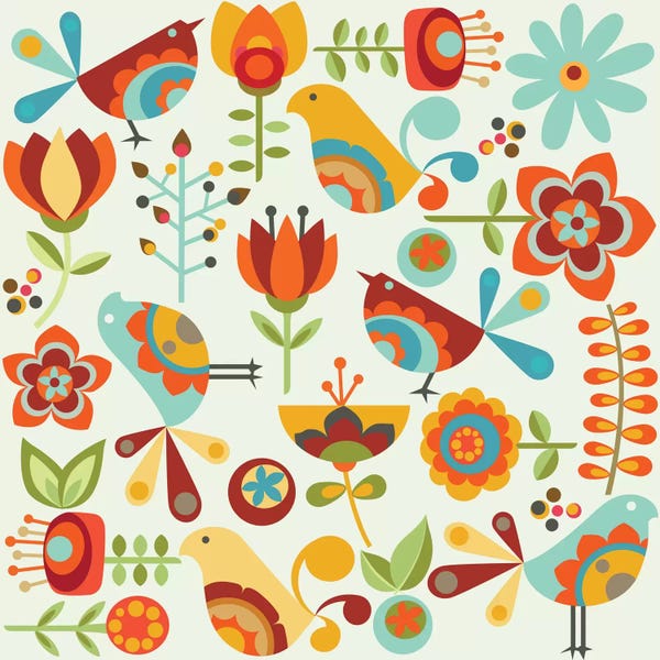 Valentina Harper: Folk Birds by Valentina Harper