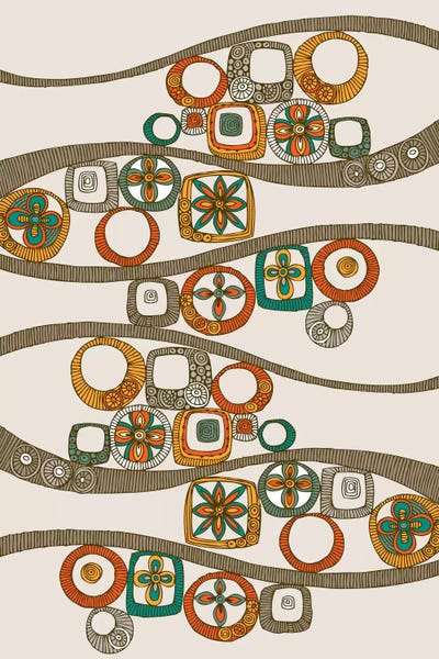 Valentina Harper: Folk Pattern II by Valentina Harper