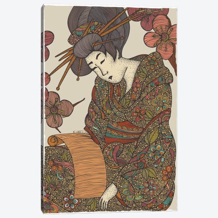 Geisha Canvas Print #VAL167} by Valentina Harper Canvas Art Print
