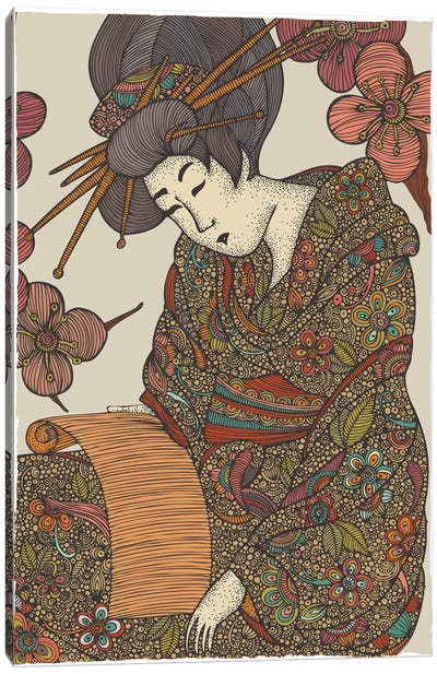 Geisha Canvas Art Print - Geisha