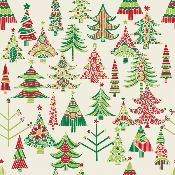 Floral & Botanical Patterns: Holiday Tree I by Valentina Harper