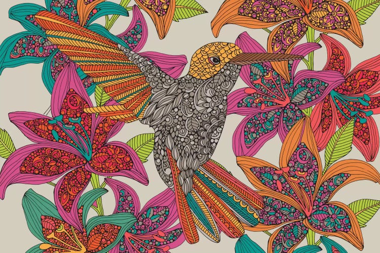 Hummingbird Puzzle II by Valentina Harper wall art
