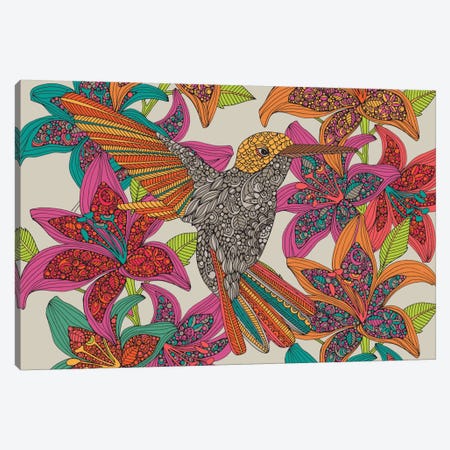 Hummingbird Puzzle II Canvas Print #VAL205} by Valentina Harper Canvas Artwork