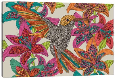 Hummingbird Puzzle II Canvas Art Print - Valentina Harper