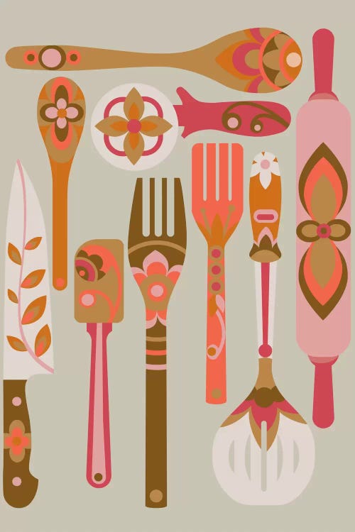 In The Kitchen by Valentina Harper wall art