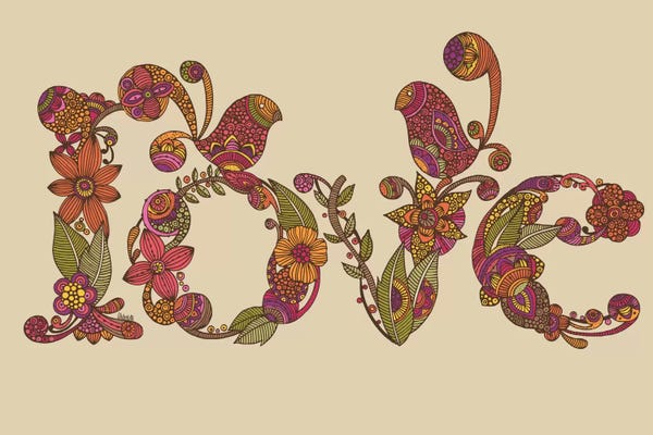 Romantic Bedroom (Love): Love III by Valentina Harper