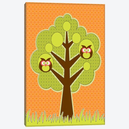 Owls In The Tree Canvas Print #VAL305} by Valentina Harper Canvas Print