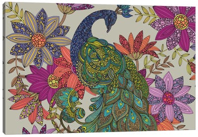 Peacock Puzzle Canvas Art Print - Indian Décor