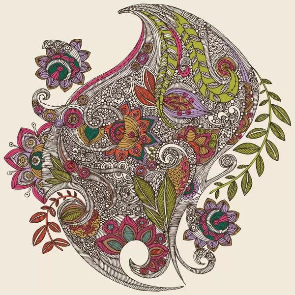 Paisley: Random Flowers by Valentina Harper