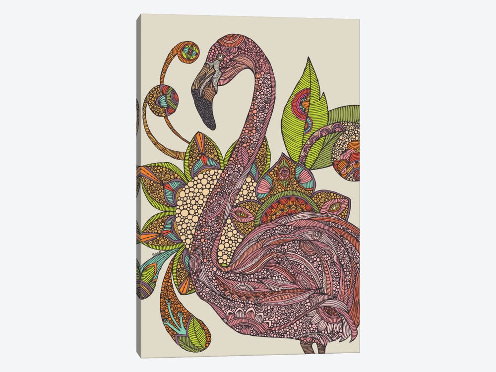 Royal Flamingo by Valentina Harper 1-piece Art Print
