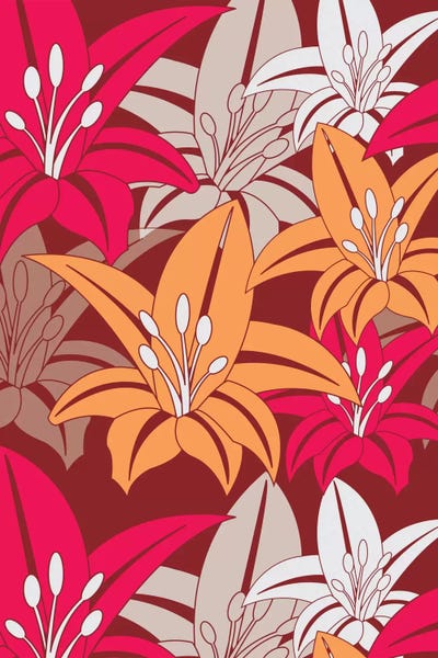 Valentina Harper: Bold Flower Print by Valentina Harper