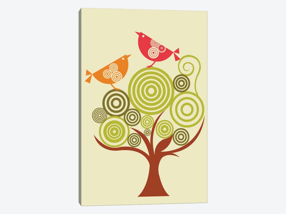 The Funky Tree by Valentina Harper 1-piece Canvas Wall Art