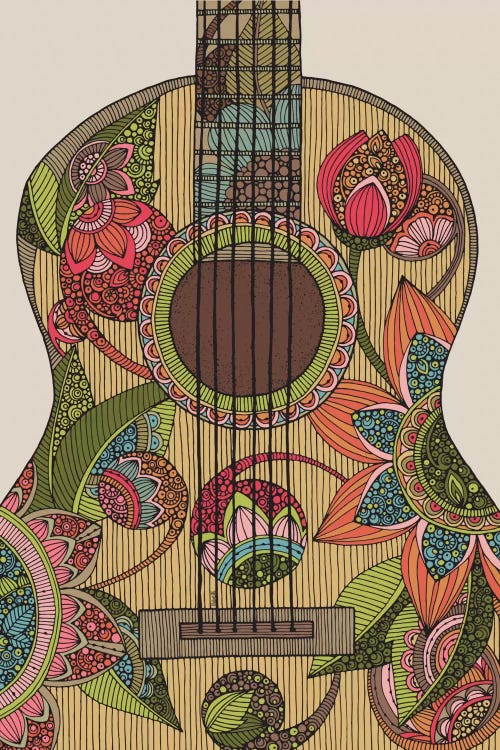 The Guitar by Valentina Harper wall art