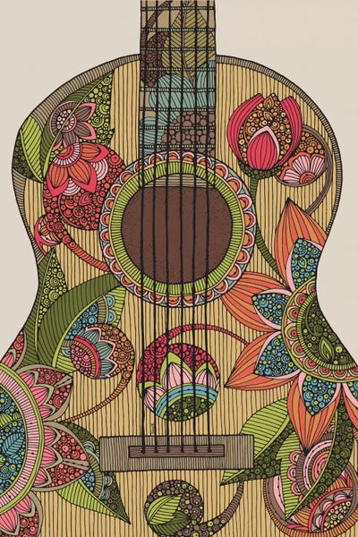 Latin Décor: The Guitar by Valentina Harper