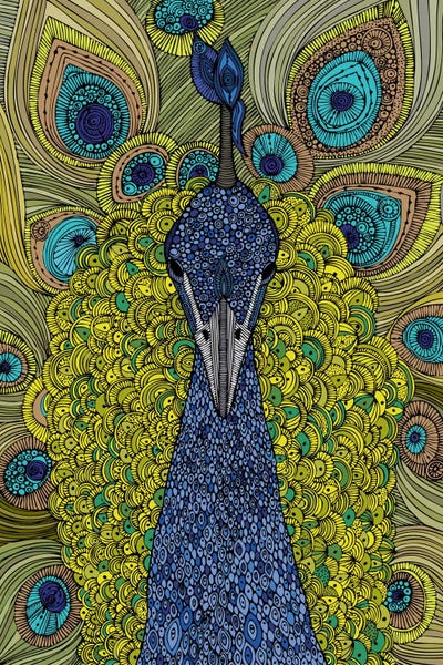 The Peacock by Valentina Harper framed wall art