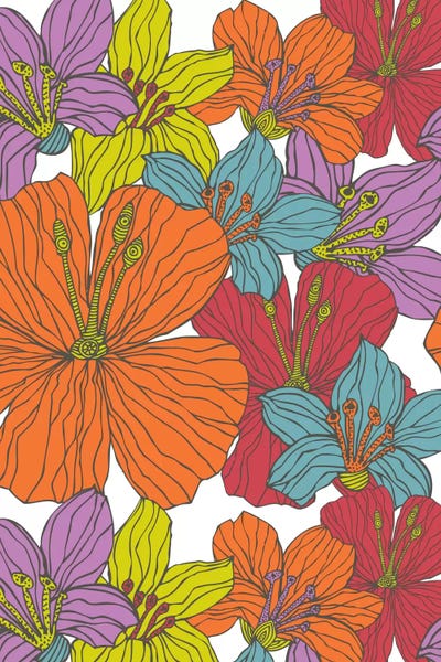 Hibiscuses: Tropical Flowers by Valentina Harper