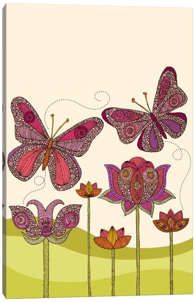 Butterflies Canvas Art Print - Valentina Harper