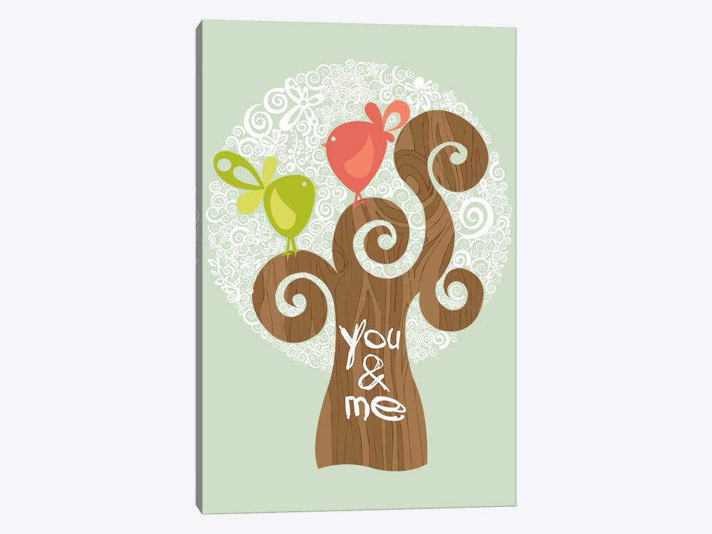 You And Me I by Valentina Harper 1-piece Canvas Art Print