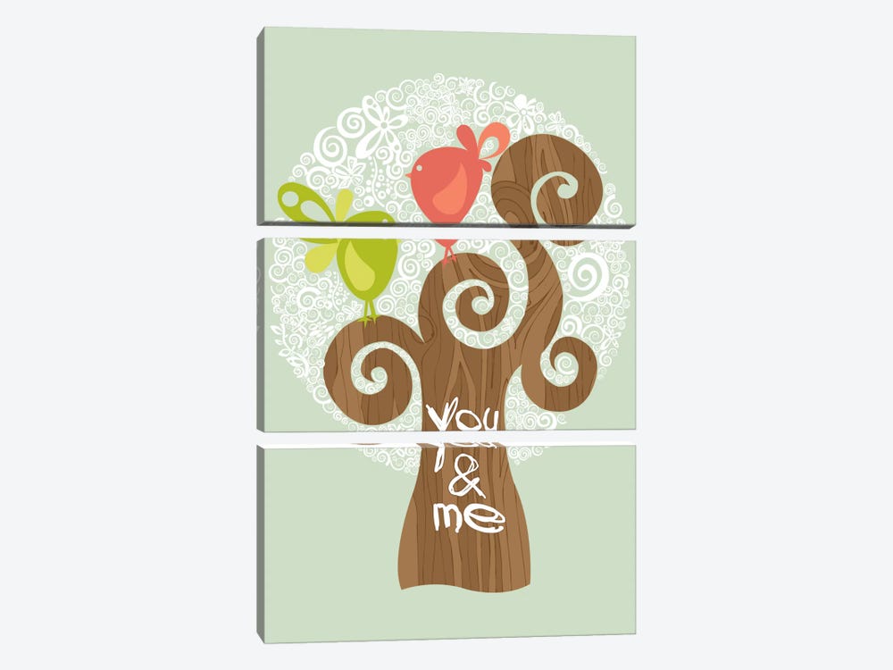 You And Me I by Valentina Harper 3-piece Art Print