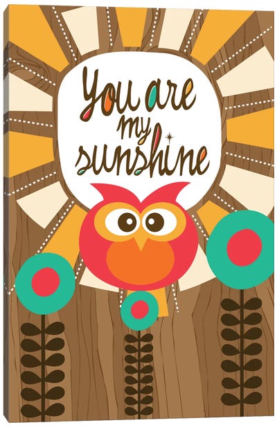 You Are My Sunshine III Canvas Art Print - Valentina Harper