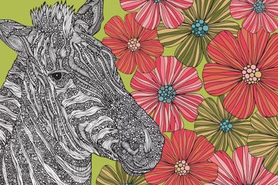 Zebra Puzzle by Valentina Harper art print