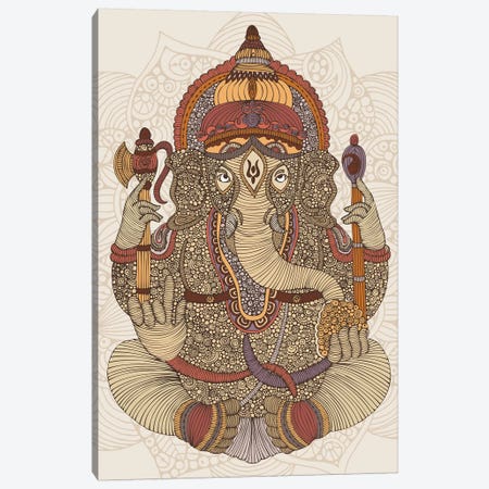 Ganesha Canvas Print #VAL439} by Valentina Harper Canvas Wall Art