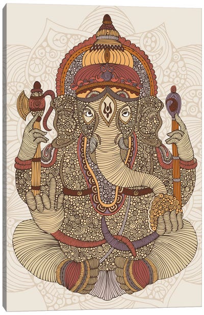 Ganesha Canvas Art Print - Valentina Harper