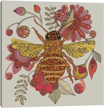 The Bee Canvas Art Print - Valentina Harper