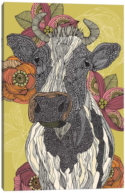The Cow Canvas Art Print - Valentina Harper