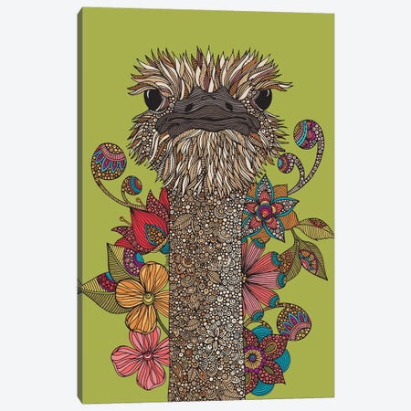The Ostrich Canvas Print #VAL460} by Valentina Harper Canvas Art Print