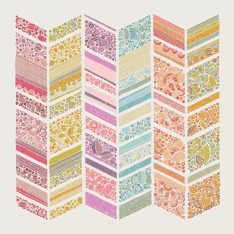 Zig Zag Summer by Valentina Harper wall art