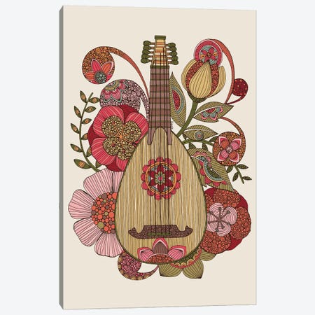 Ever Mandolin Canvas Print #VAL466} by Valentina Harper Canvas Wall Art
