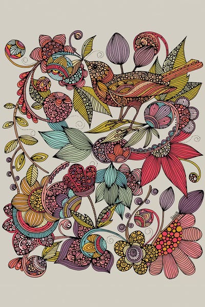 Valentina Harper: Bird And The Flowers by Valentina Harper