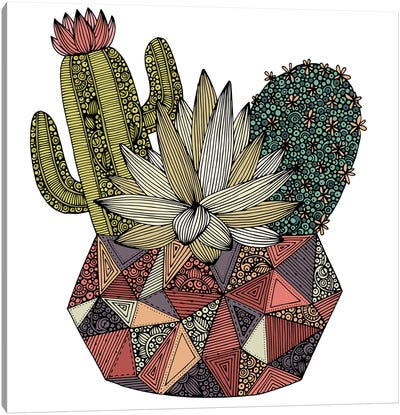 Cactus Canvas Art Print - Valentina Harper