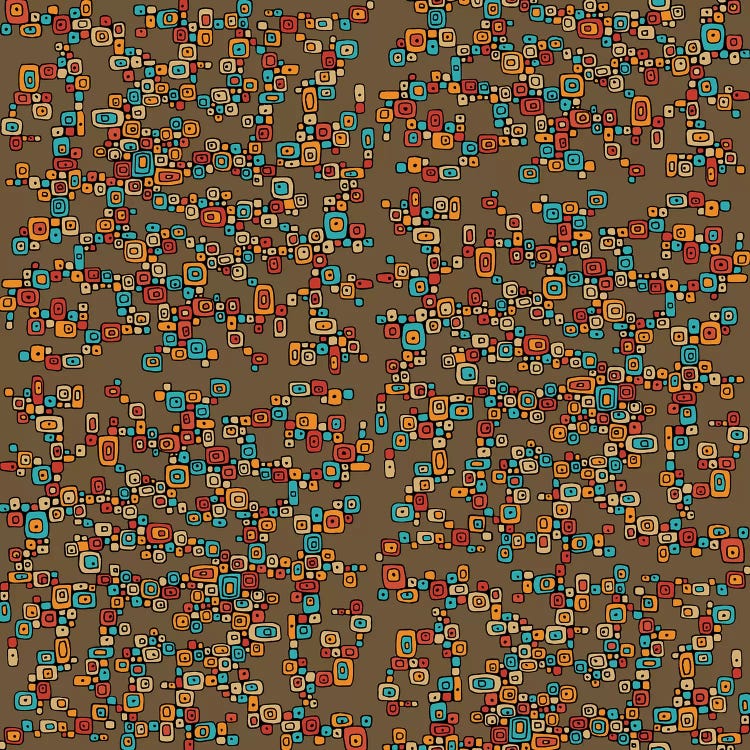 Little Squares Pattern by Valentina Harper wall art