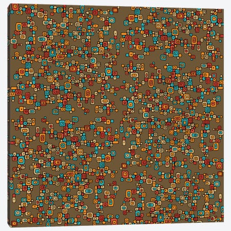 Little Squares Pattern Canvas Print #VAL487} by Valentina Harper Canvas Artwork