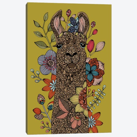 Llama I Canvas Print #VAL489} by Valentina Harper Canvas Art Print