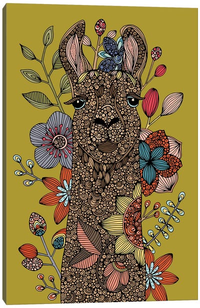 Llama I Canvas Art Print - Llama & Alpaca Art