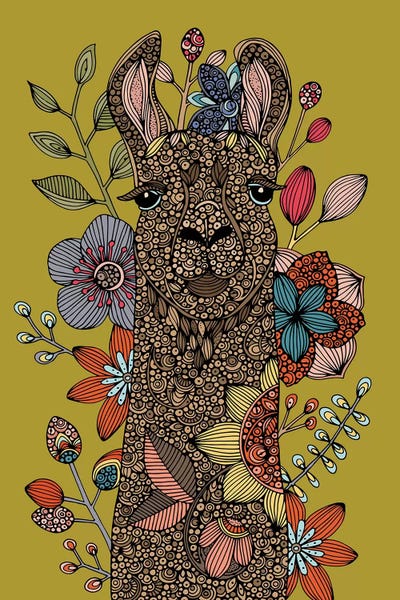 Llamas: Llama I by Valentina Harper