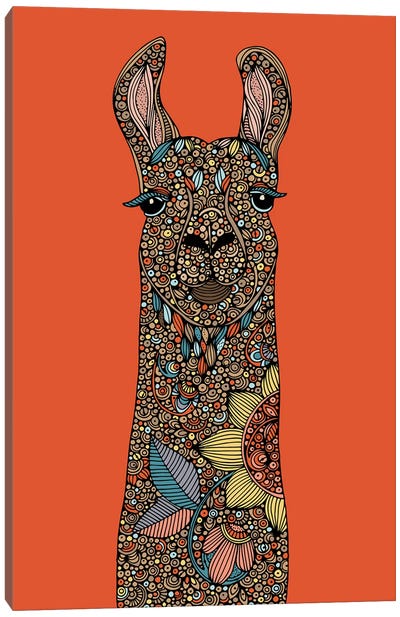 Llama II Canvas Art Print - Valentina Harper