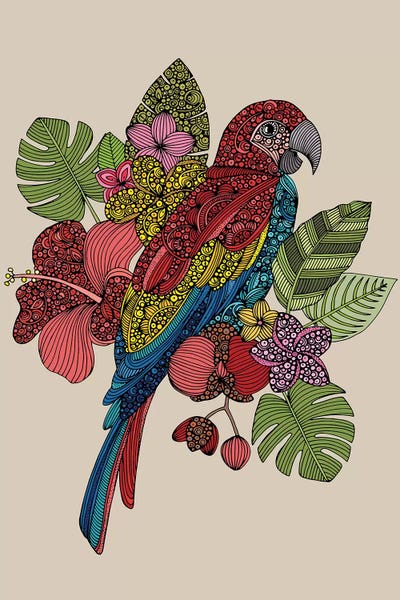 Tropical Décor: Parrot by Valentina Harper