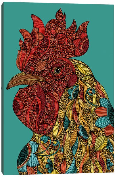 Rooster Canvas Art Print - Valentina Harper