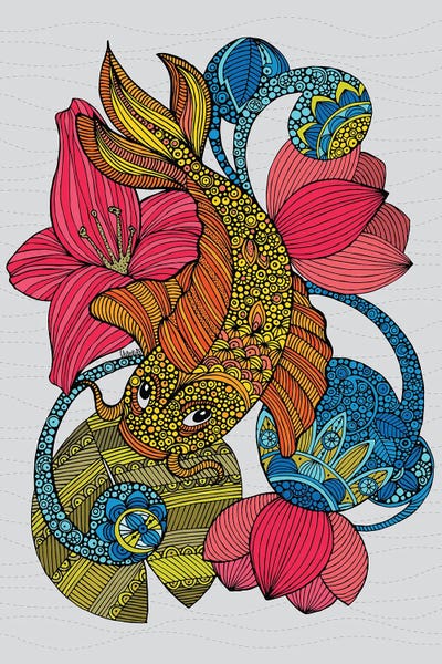 Valentina Harper: Koi In The Pond by Valentina Harper
