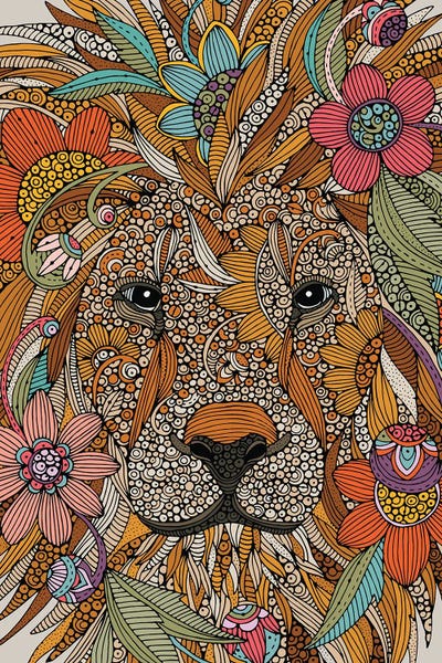 Lions: The Boho Lion by Valentina Harper