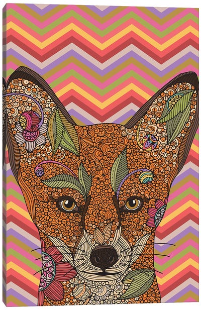 The Fox Canvas Art Print - Valentina Harper