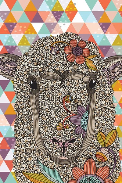 Valentina Harper: Cute Sheep by Valentina Harper