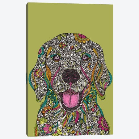 Teddy The Dog Canvas Print #VAL539} by Valentina Harper Art Print