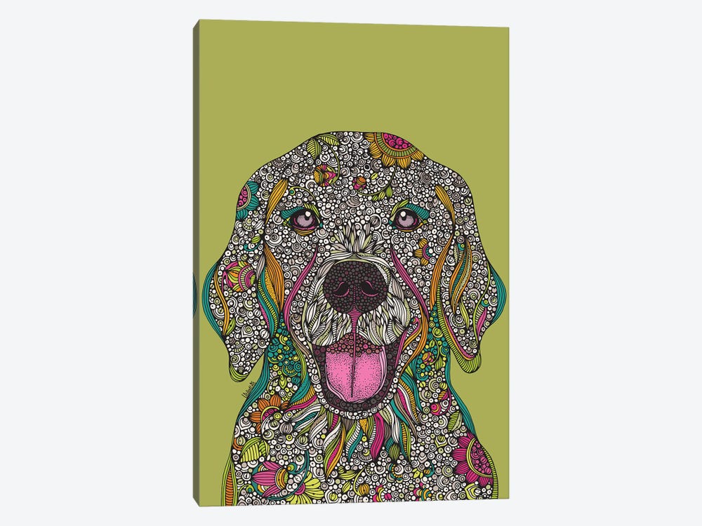 Teddy The Dog by Valentina Harper 1-piece Canvas Print